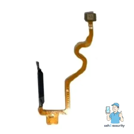 Fingerprint Sensor with Flex Cable for Infinix Hot 50i Black